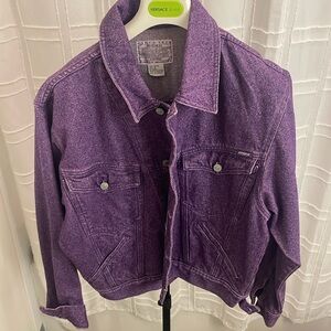 Original 80’s Jordache purple Denim jacket. Fits oversized and cool